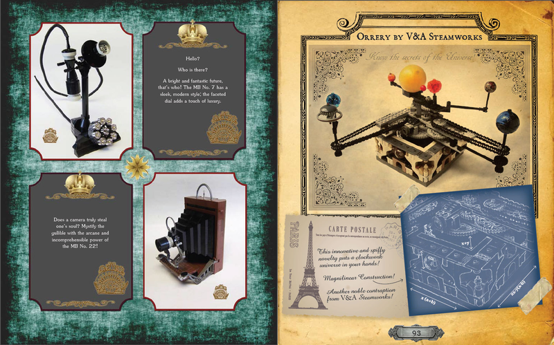 Illustration for article titled Behold! The pages of Steampunk Lego will amaze and delight!